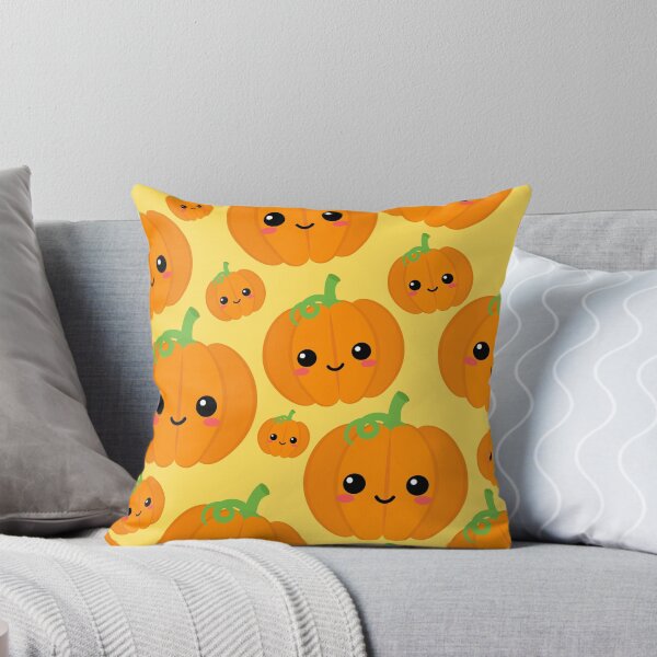 Item preview, Cute Kawaii Pumpkin - Adorable Fall Art designed and sold by OrangeMG.