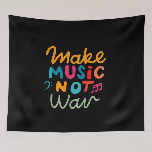 Item preview, Make Music not War designed and sold by BtheLight.