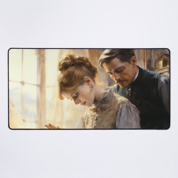 Item preview, Victorian Couple Reading Together Victorian Inspired Art  designed and sold by CDC40.