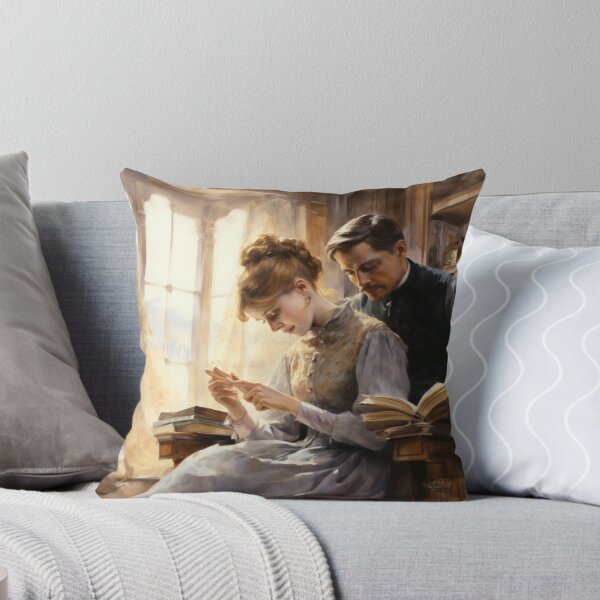 Item preview, Victorian Couple Reading Together Victorian Inspired Art  designed and sold by CDC40.