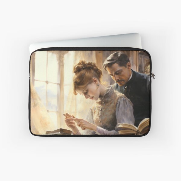 Item preview, Victorian Couple Reading Together Victorian Inspired Art designed and sold by CDC40.