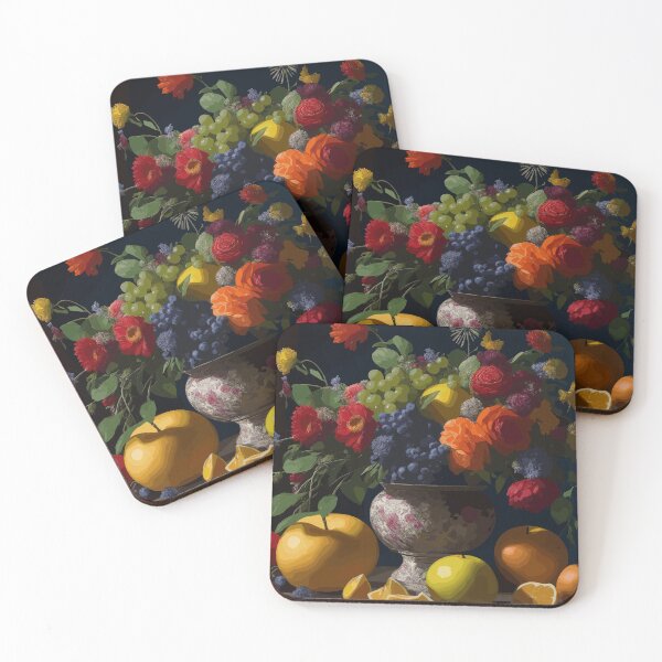Item preview, Colorful Fruits and Flowers Paint designed and sold by Atokeh.