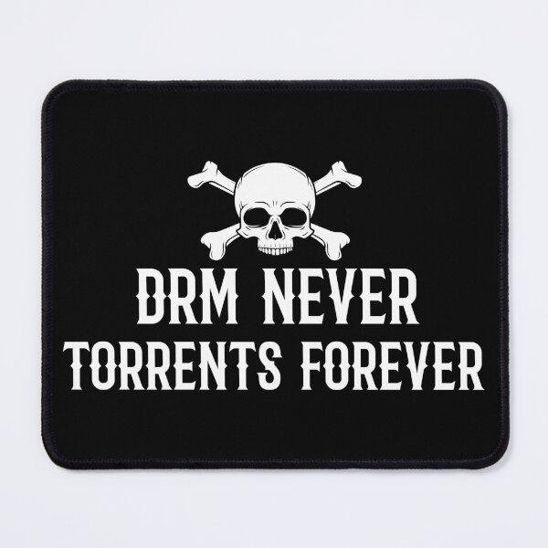 Item preview, DRM Never, Torrents Forever designed and sold by PrevessMedia.