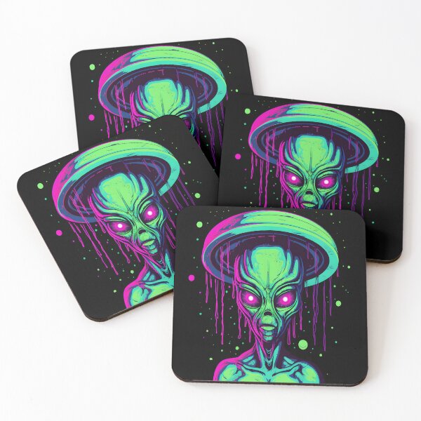 Item preview, Comedic Alien Creature Bathing in the Galaxy designed and sold by alaa-mously.
