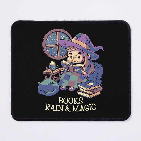 Item preview, Books Rain & Magic // Spooky Halloween Fall Witch designed and sold by Geekydog.