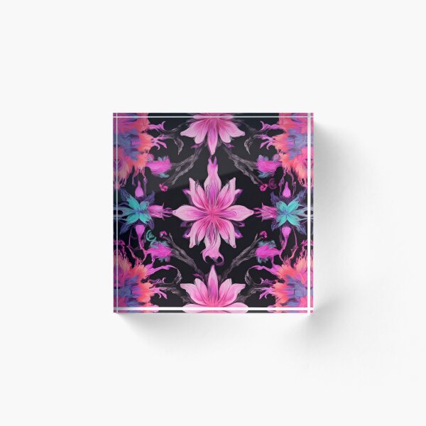 Item preview, Floral Neon Seamless pattern. designed and sold by ExtraEm.