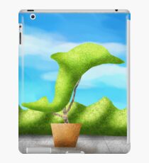 Topiary Dolphin iPad Case/Skin