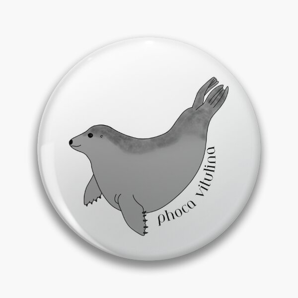Item preview, Phoca vitulina (Harbor seal) designed and sold by bekahhhw.
