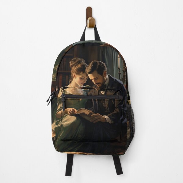 Item preview, Victorian Couple Reading Together Victorian Inspired Art designed and sold by CDC40.