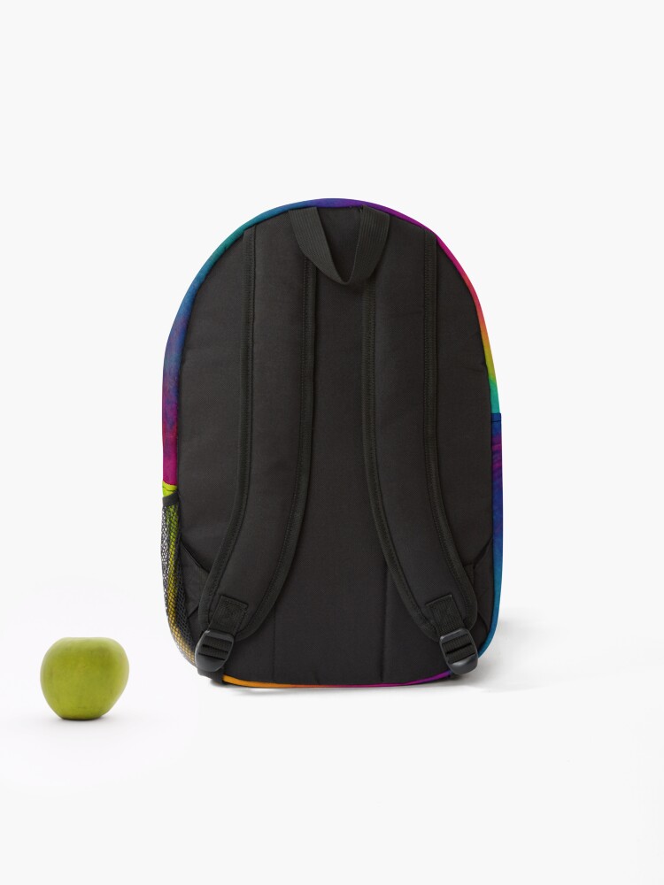 Thumbnail 2 of 3, Backpack, Abstract Color and Texture 004 designed and sold by AbstractWave.