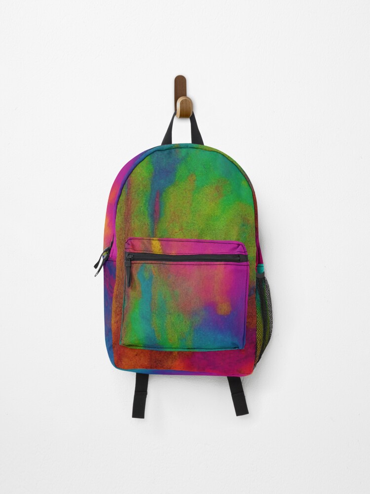 Thumbnail 1 of 3, Backpack, Abstract Color and Texture 004 designed and sold by AbstractWave.