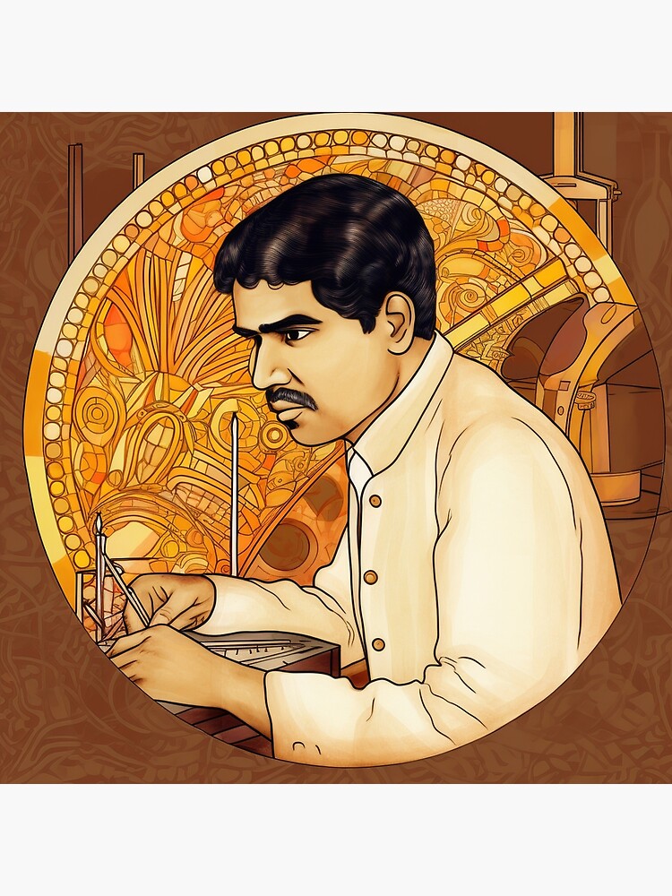 Srinivasa Ramanujan Poster by JuanOsborne | Society6