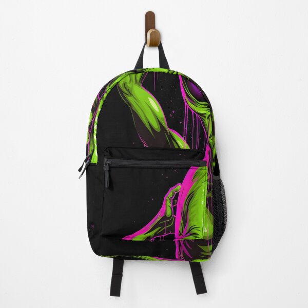 Item preview, Green Alien in Distress with Pink Splatter designed and sold by alaa-mously.