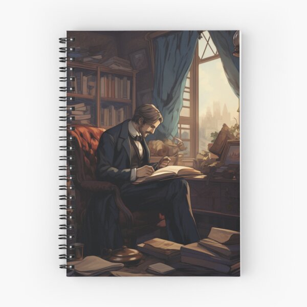 Item preview, Victorian Man Reading Victorian Inspired Art  designed and sold by CDC40.