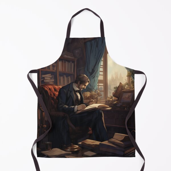 Item preview, Victorian Man Reading Victorian Inspired Art designed and sold by CDC40.