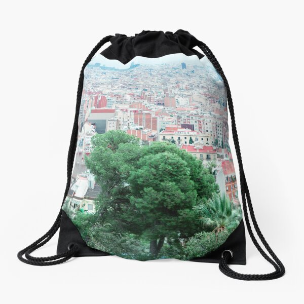 Urban gradient Drawstring Bag