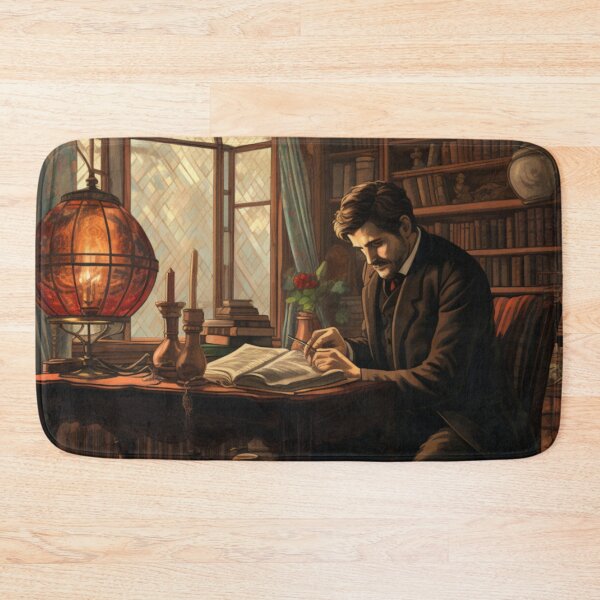 Item preview, Victorian Man Reading Victorian Inspired Art  designed and sold by CDC40.