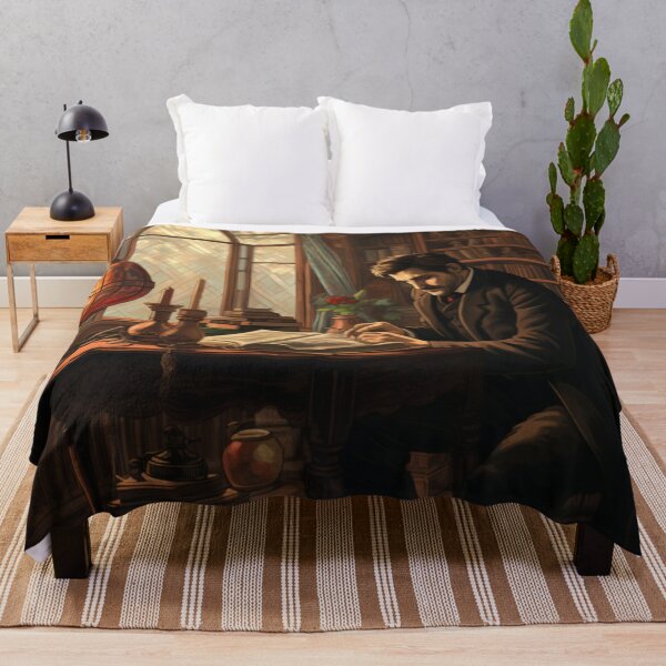 Item preview, Victorian Man Reading Victorian Inspired Art  designed and sold by CDC40.