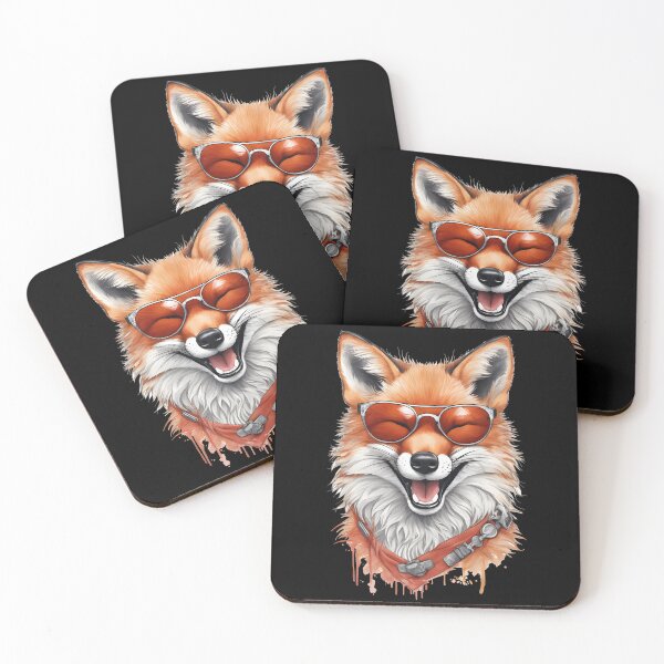 Item preview, Fox With Sunglasses - cool fox designed and sold by Filotecnia.