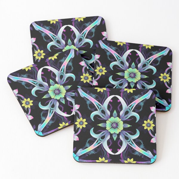 Item preview, Floral Neon Seamless pattern. designed and sold by ExtraEm.