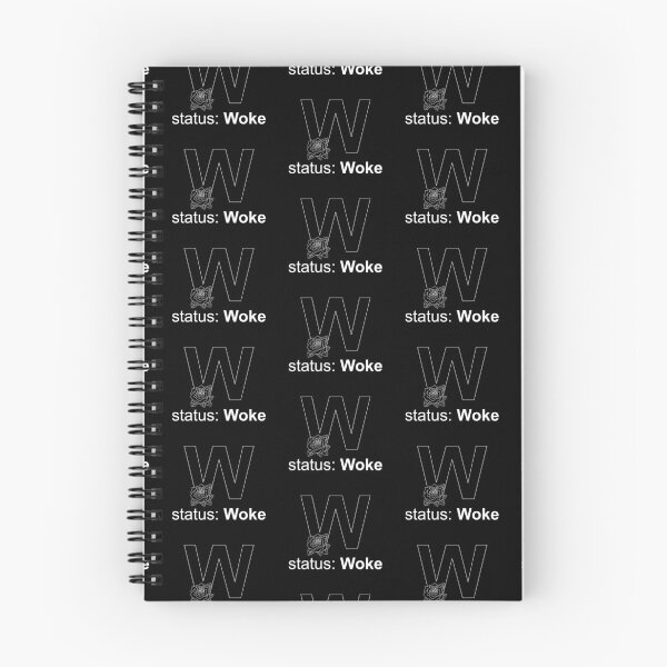 Item preview, Status: Woke repeated pattern hwite designed and sold by Politics-Corner.