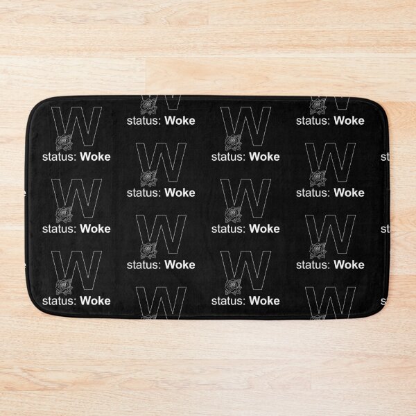 Item preview, Status: Woke repeated pattern hwite designed and sold by Politics-Corner.