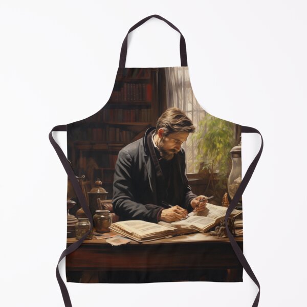 Item preview, Victorian Man Reading And Making Margin Notes Victorian Inspired Art  designed and sold by CDC40.
