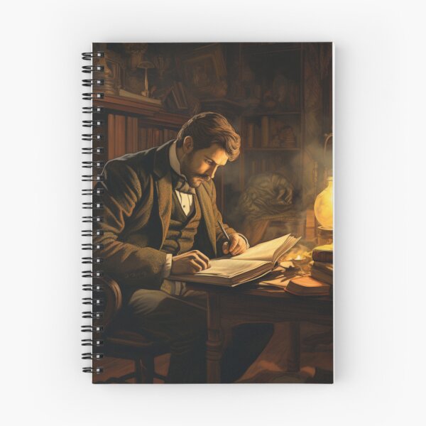 Item preview, Victorian Man Reading Victorian Inspired Art  designed and sold by CDC40.