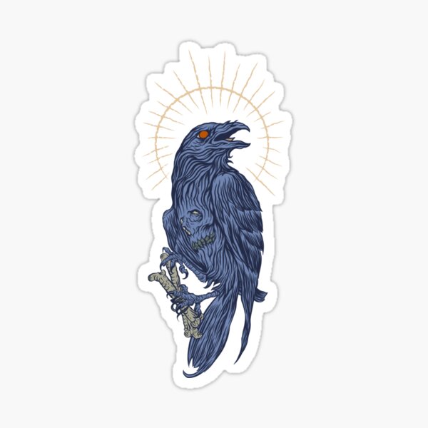 Corbeau de la mort Sticker