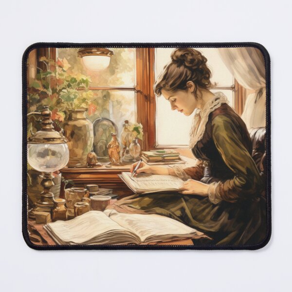 Item preview, Victorian Woman Reading Victorian Inspired Art  designed and sold by CDC40.