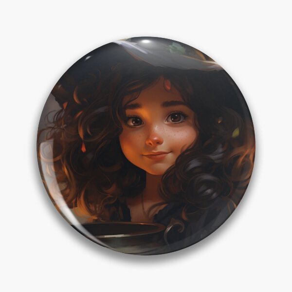 Item preview, Young Witch-in-Training with a Bubbling Cauldron designed and sold by yourfavdraw.