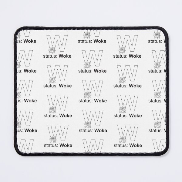 Item preview, Status: Woke repeated pattern designed and sold by Politics-Corner.