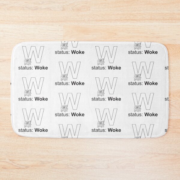 Item preview, Status: Woke repeated pattern designed and sold by Politics-Corner.