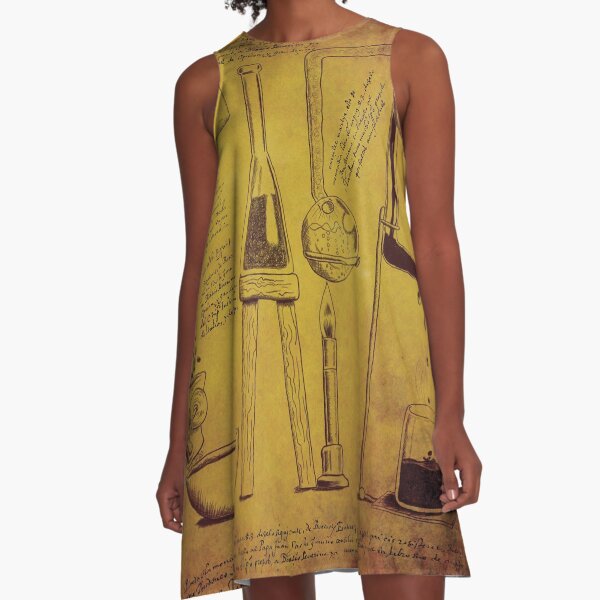 CAFEINA Vestido acampanado