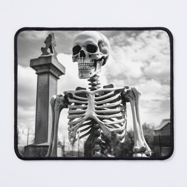 Item preview, Halloween Skeleton in Cemetary designed and sold by RedHandedOD.