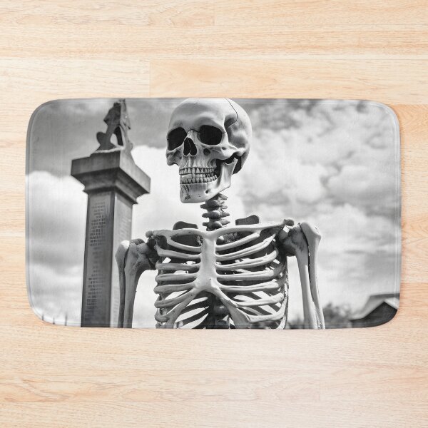 Item preview, Halloween Skeleton in Cemetary designed and sold by RedHandedOD.