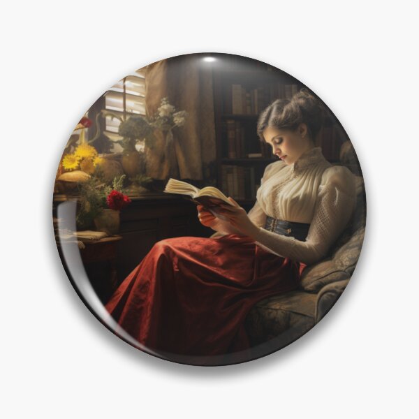 Item preview,  Victorian Woman Reading Victorian Inspired Art  designed and sold by CDC40.