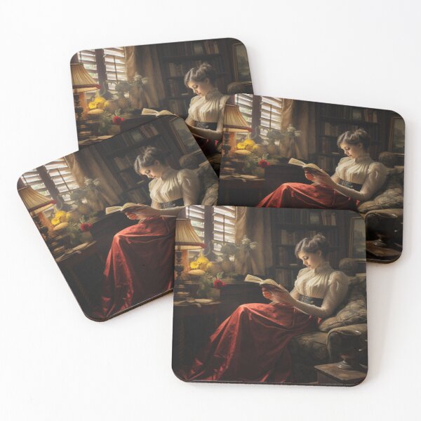 Item preview,  Victorian Woman Reading Victorian Inspired Art  designed and sold by CDC40.