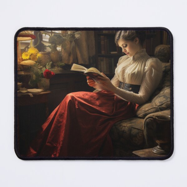 Item preview, Victorian Woman Reading Victorian Inspired Art designed and sold by CDC40.