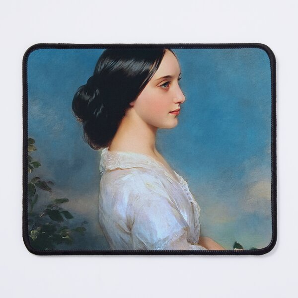 Carmen Aguado, Duchess of Montmorency by Franz Xaver Winterhalter Mouse Pad