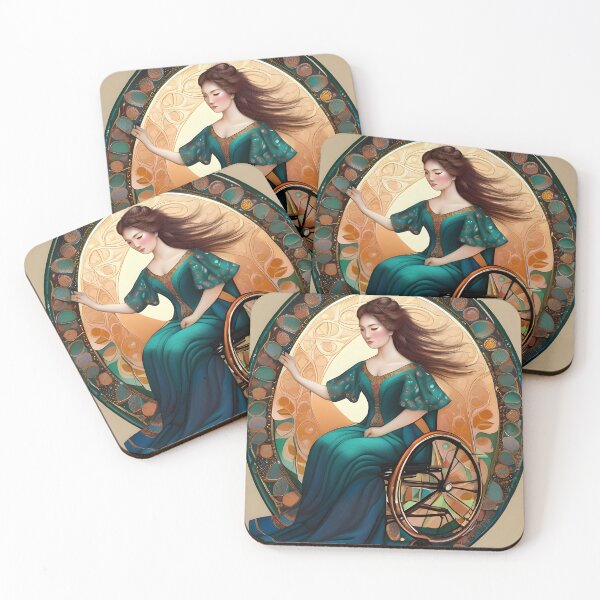 Item preview, Happy Woman in a Wheelchair designed and sold by Angelandspot.