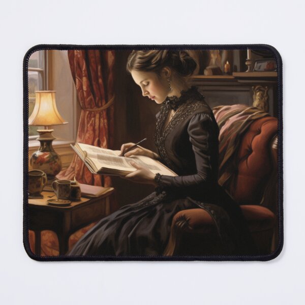 Item preview, Victorian Woman Reading Victorian Inspired Art designed and sold by CDC40.