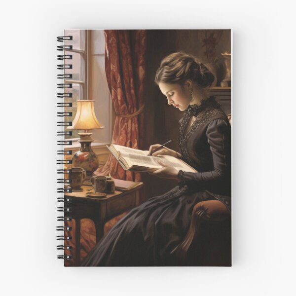 Item preview, Victorian Woman Reading Victorian Inspired Art  designed and sold by CDC40.