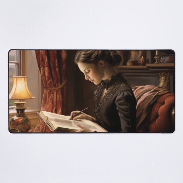 Item preview, Victorian Woman Reading Victorian Inspired Art designed and sold by CDC40.