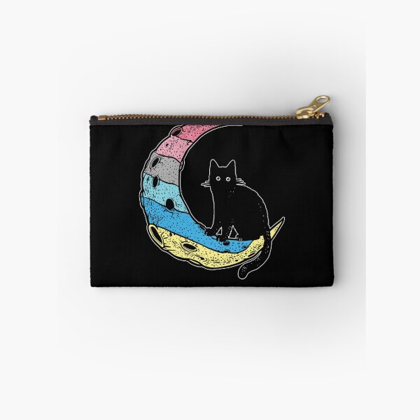 Item preview, Genderflux Cat Moon LGBT Pride Flag designed and sold by Clara Hollins.