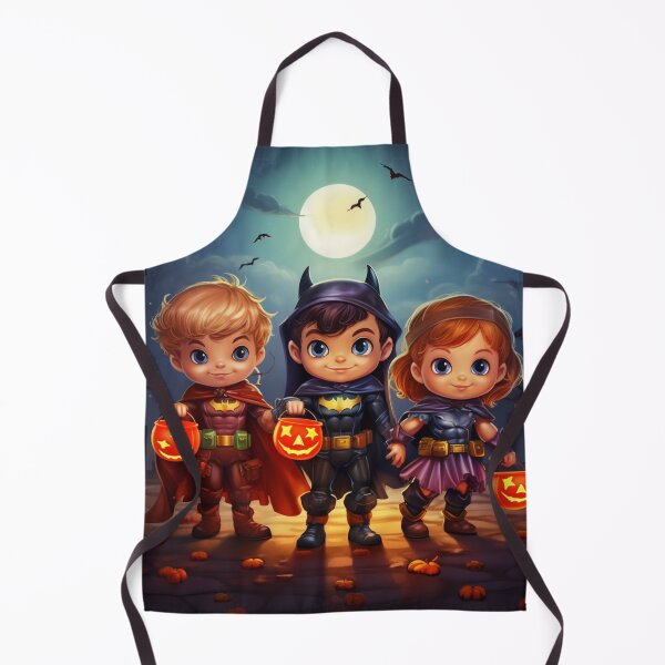 Item preview, Candy-Collecting Superheroes: A Group of Kids in Costumes on Halloween Night designed and sold by yourfavdraw.