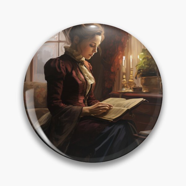 Item preview, Victorian Woman Reading Victorian Inspired Art  designed and sold by CDC40.