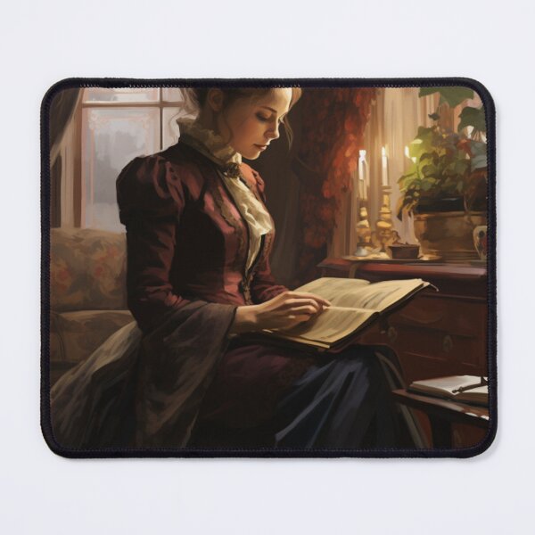 Item preview, Victorian Woman Reading Victorian Inspired Art  designed and sold by CDC40.