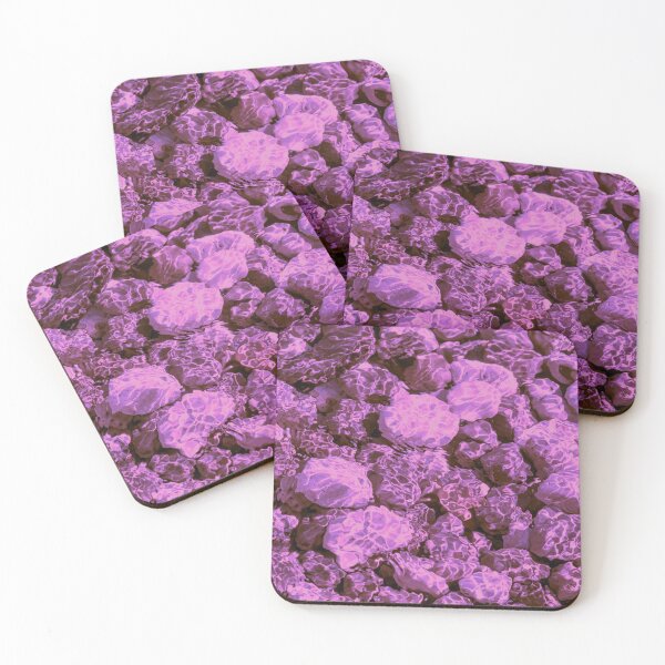 Item preview, Candy Colored Rocks - Chocolate Browns and Bubble Gum Pinks designed and sold by Georgia Mizuleva.