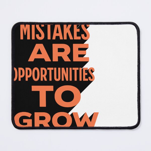 Item preview, Mistakes Are Opportunities To Grow designed and sold by Growthmind7.